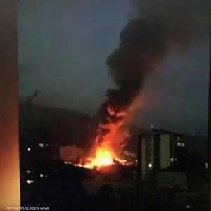 جانب من إحدى التفجيرات التي شهدتها طهران مؤخرا