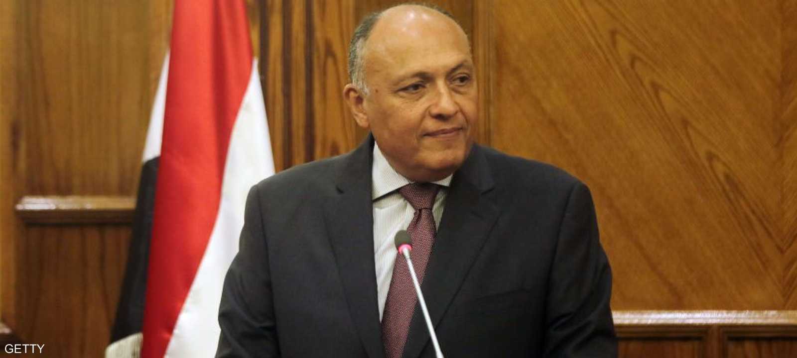 وزير الخارجية المصري سامح شكري.