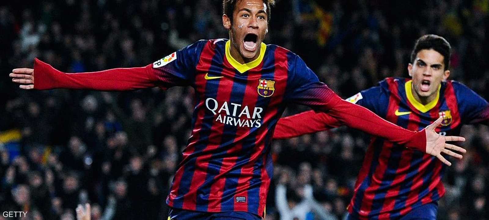 نيمار بموسمه الأول مع برشلونة