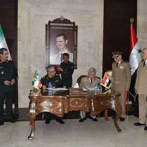 وقع على الاتفاقية وزير الدفاع السوري ورئيس الأركان الإيراني.