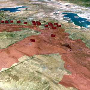 تركيا نشرت سابقا خريطة مواقعها العسكرية في كردستان العراق
