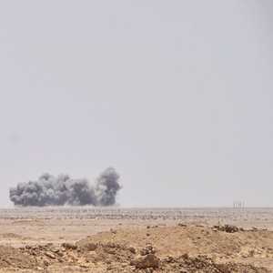 جانب من مناورة "حسم 2020" في المنطقة الغربية.