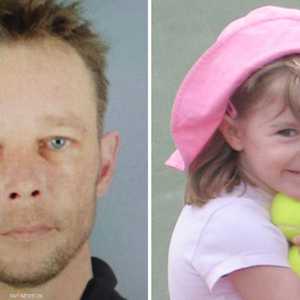 الطفلة مادلين إلى جانب صورة المشتبه فيه الرئيسي