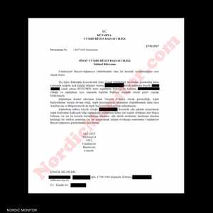 الوثيقة تتحدث عن أنشطة تجسس على أحد المعارضين