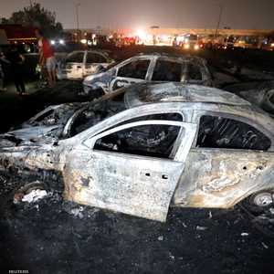 الحريق أسفر عن احتراق 37 سيارة و3 دراجات آلية