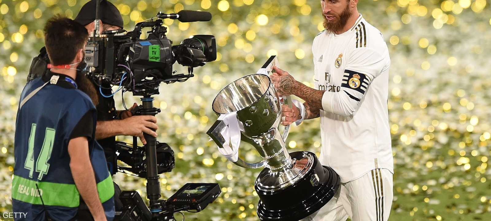 ريال مدريد توج بلقب الدوري للمرة 34 في تاريخه