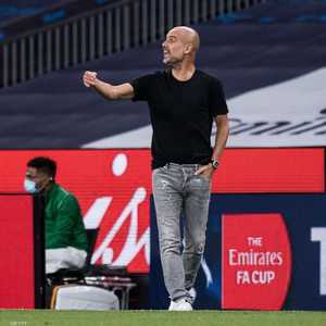 الإسباني بيب غوارديولا المدير الفني لنادي مانشستر سيتي