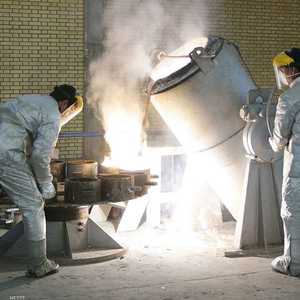 من داخل أحد المفاعلات النووية الإيرانية في أصفهان.