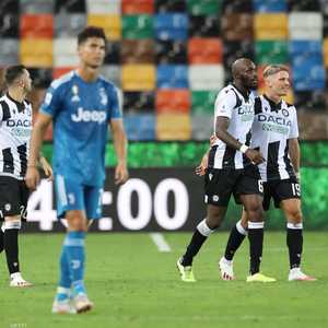 خسر اليوفي أمام أودينيزي بنتيجة 2-1