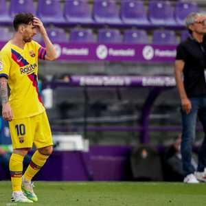 ميسي أبدى استياءه من أداء الفريق تحت قيادة سيتين