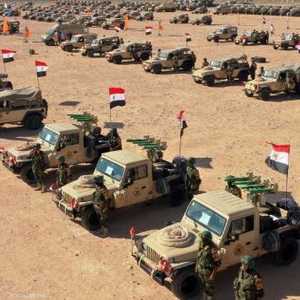 آليات للجيش المصري في لقطة أرشيفية