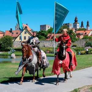 السويد.. فرسان من القرون الوسطى لنشر التوعية بشأن كورونا