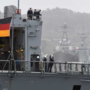 الفرقاطة الحربية الألمانية هامبورغ. أرشيفية