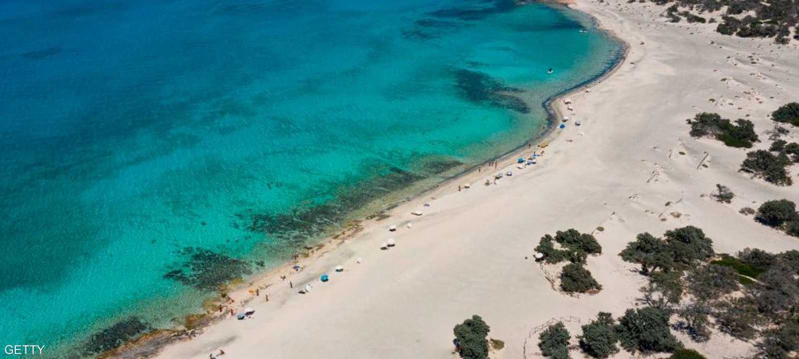 شواطئ كريت اليونانية لم تزدحم مثل السابق