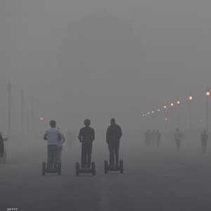 أرشيفية لمستوى التلوث في نيودلهي الهندية