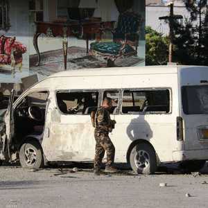 جانب من انفجار سابق في كابول