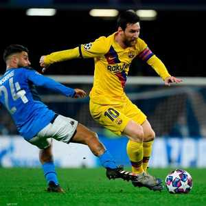 نابولي وبرشلونة تعادلا 1-1 ذهابا