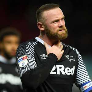 واين روني لاعب فريق ديربي كونتي