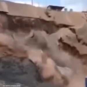 انهيار سد بوط