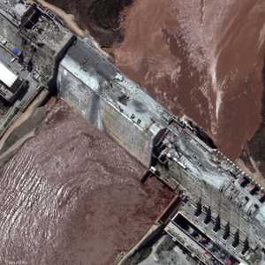 صورة جوية لسد النهضة