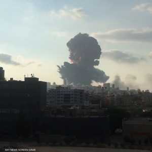 انفجار ضخم يهز بيروت