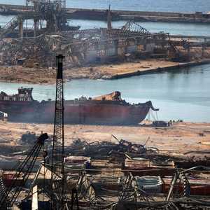 أضرار كبيرة لحقت بمرفأ بيروت