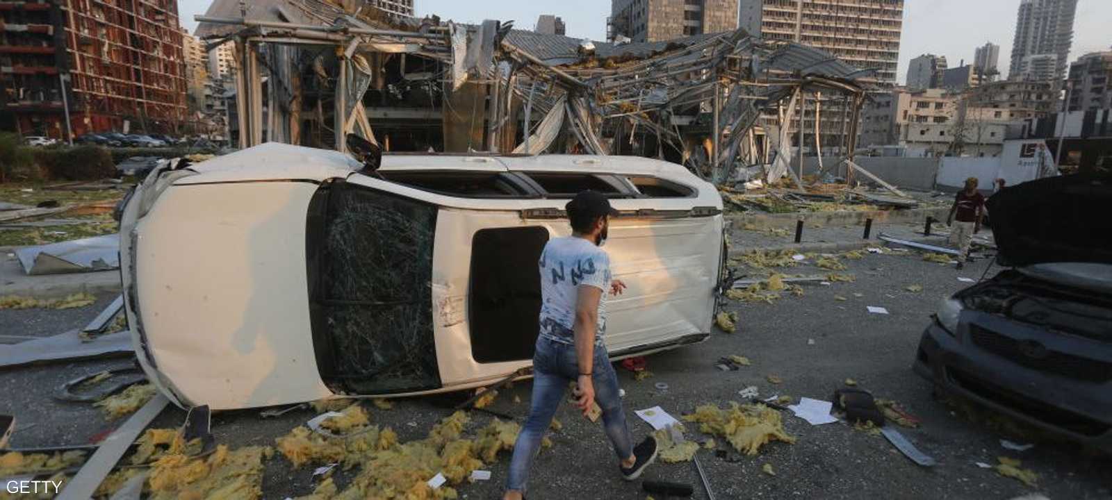 تسبّب انفجار بيروت بتشريد نحو 300 ألف شخص من سكان بيروت