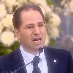 النائب سامي الجميّل خلال مؤتمر للحزب