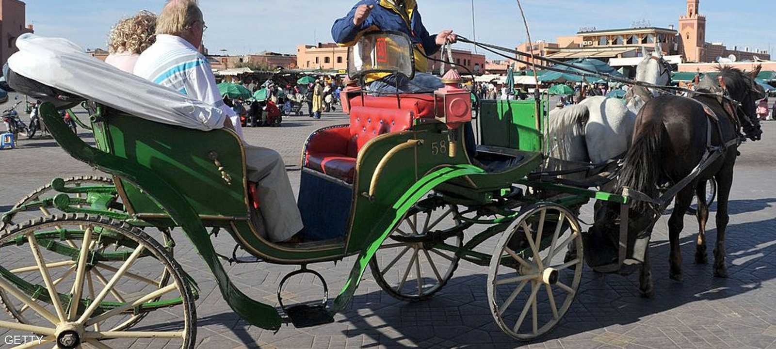 صورة أرشيفية من ميدان جامع الفناء الشهير