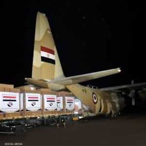 طائرة عسكرية مصرية محملة بالمساعدات العاجلة للسودان