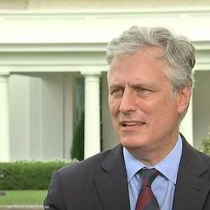 روبرت أوبراين خلال الحوار مع سكاي نيوز عربية