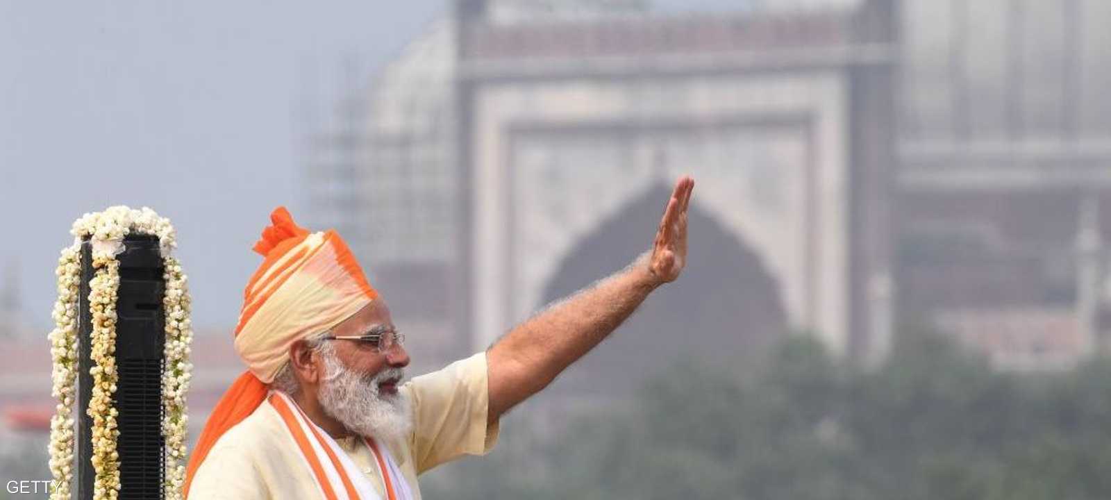 تصريحات مودي جاءت في الذكي 74 لاستقلال بلاده