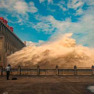 سد "الخوانق الثلاثة" في الصين خلال الفيضانات الأخيرة