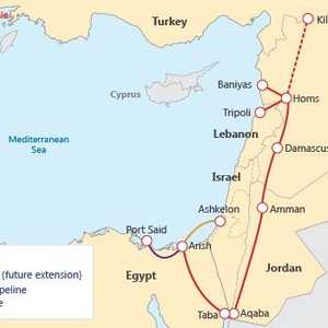 خط الغاز العربي كان مقررا له أن يصل إلى أوروبا.