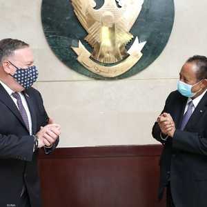 حمدوك يستقبل بومبيو في الخرطوم