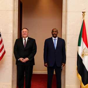 البرهان لدى استقباله بومبيو