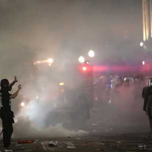 أصيب ثلاثة أشخاص خلال الاحتجاجات