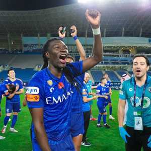 فرحة للاعبي الهلال السعودي باستعادة اللقب