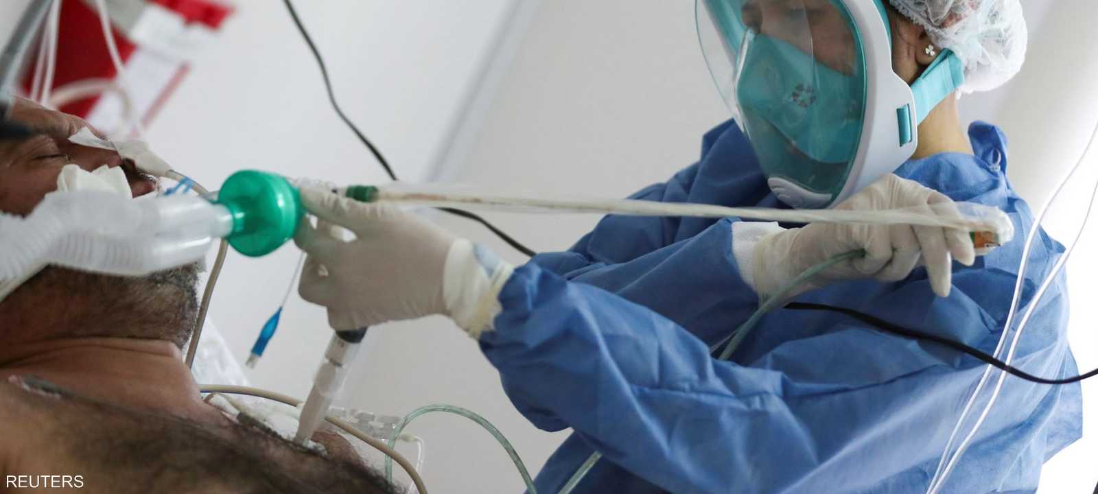 إحدى الحالات التي تخضع للعلاج في مستشفيات الأرجنتين