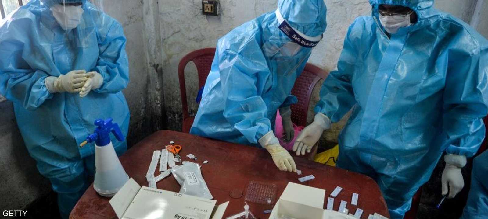 الهند سجلت أعلى معدل يومي للإصابات بفيروس كورونا