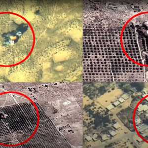 مواقع هجوم القوات المصرية على مواقع إرهابية.