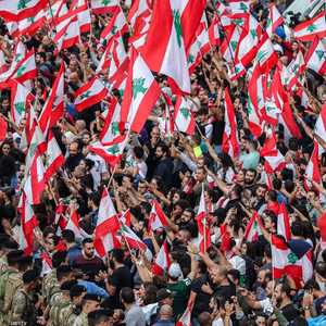 جانب من الاحتجاجات في لبنان