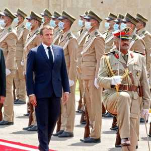 ماكرون في أول زيارة إلى العراق منذ توليه منصبه منتصف 2017.