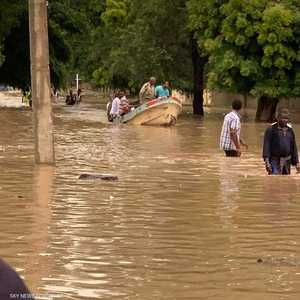 النيل الأزرق يكتسح قرى في السودان