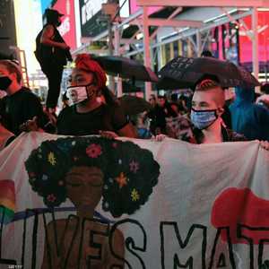 من الاحتجاجات في نيويورك على مقتل برود