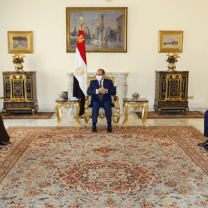 السيسي استقبل الزياني في قصر الاتحادية