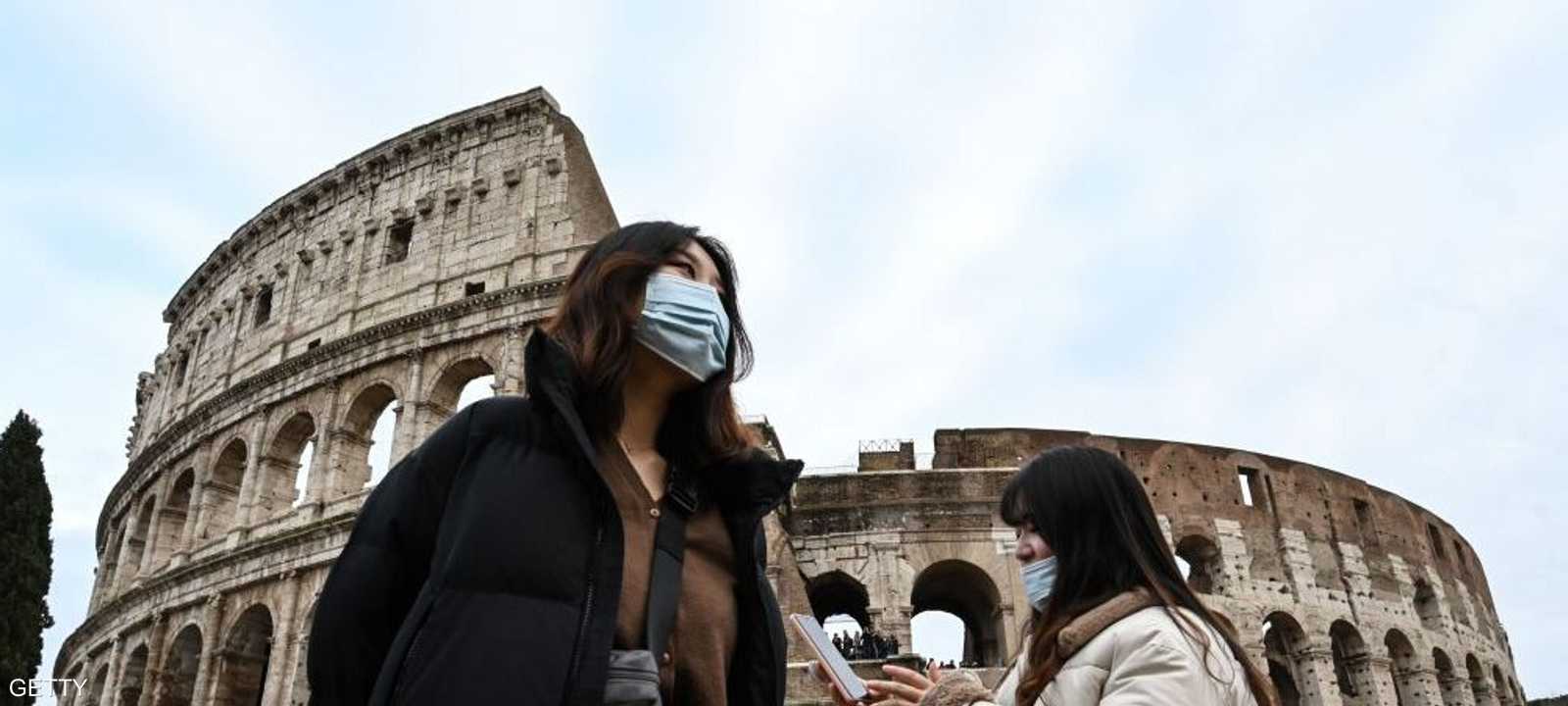 تراجع تعداد السياح الأجانب في إيطاليا بشكل كبير