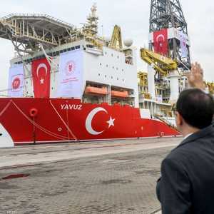 أرشيفية.. سفينة الحفر التركية يافوز قبل انطلاقها قبرص