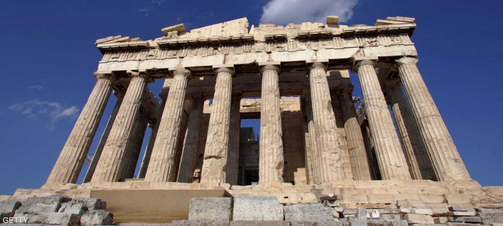 البارثينون على هضبة الأكروبوليس كانت رمزا لامبراطورية قوية