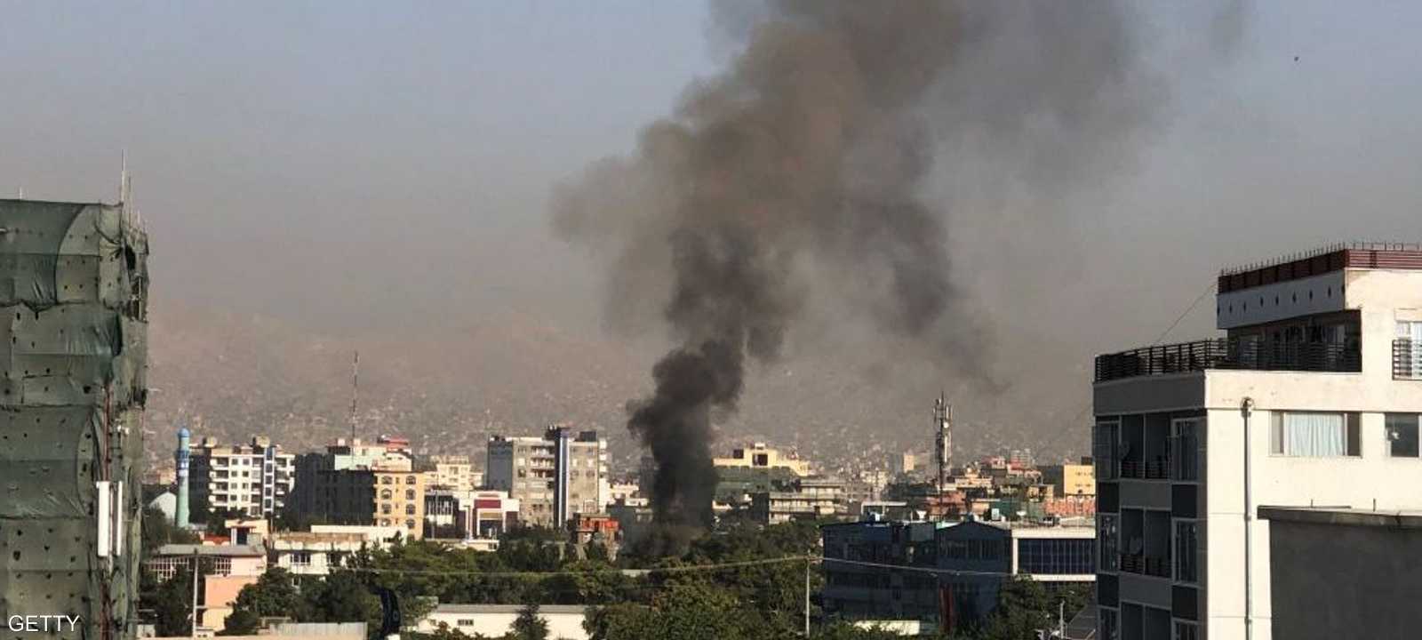 دخان يتصاعد في كابل بعد محاولة اغتيال صالح
